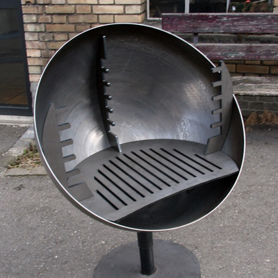 Duże grille do gotowania na zewnątrz Corten Steel Fire Pit Fire Bowl BBQ Grill