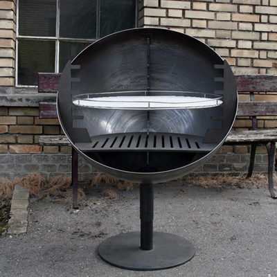 Gnee Garden Windproof Regulowany grill kominkowy o wysokości 110 cm do grilla