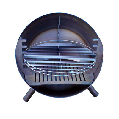 Opalane drewnem Corten Metal Grille do gotowania na zewnątrz Grill na węgiel drzewny Corten Steel Bbq