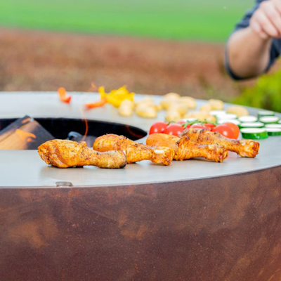 Corten Steel Garden Antyczne palenisko Rust BBQ Pit 31,5&quot;