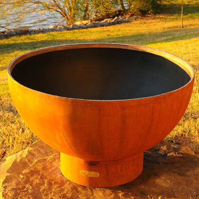 Konfigurowalne paleniska wycinane laserowo Przenośne ognisko ze stali Corten Outdoor Prerusted