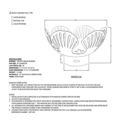 Nowoczesna zewnętrzna misa ogniowa ze stali Corten o średnicy 600 mm Usługa OEM ODM