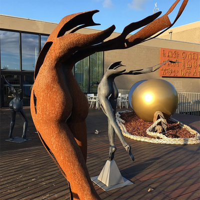 Gnee Garden Weathering Steel Dekoracyjne metalowe stocznie Art Outdoor