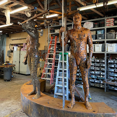 Gnee Garden Weathering Steel Dekoracyjne metalowe stocznie Art Outdoor
