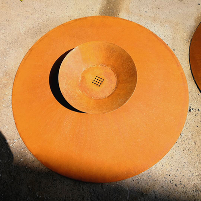Outdoor Corten Steel Fire Pit Zardzewiały palnik na zewnątrz na podwórko