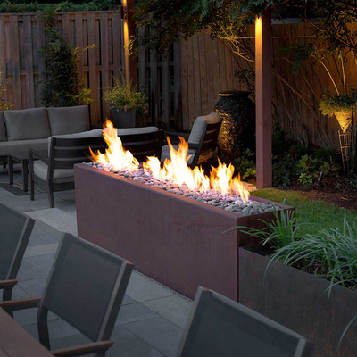 Outdoor Camping Fire Pit Duży piec na drewno Ognisko Corten Steel Firepit