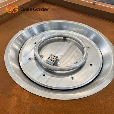 Outdoor Steel Fire Pit Garden Patio Dekoracyjny kwadrat Corten Steel Firepit