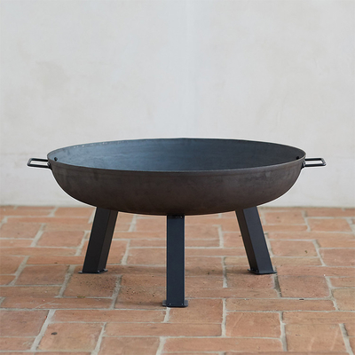Corten Steel Fire Pit Zardzewiały wygląd Dekoracja ogrodu na zewnątrz Camping