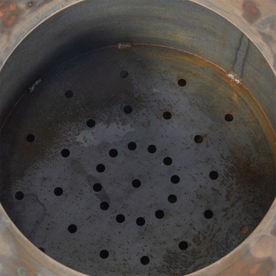 Outdoor Garden Campfire Spalanie drewna Corten Steel Metal Fire Bowl Round Rustic
