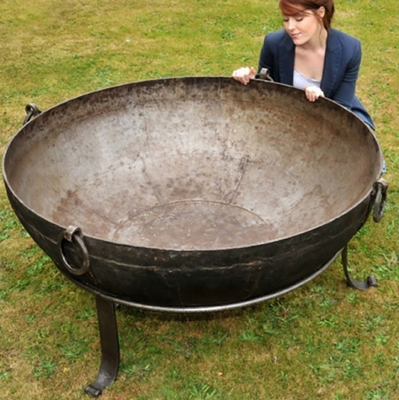 Materiał korozyjny na zewnątrz Corten Steel Metal Fire Pit Wood Burning Black 60-150cm