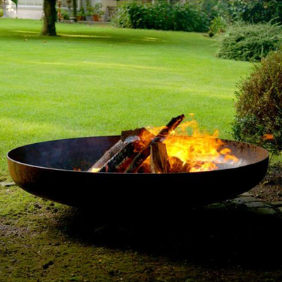 Opalany drewnem Corten Steel Outdoor Fire Pit Garden Design Camping