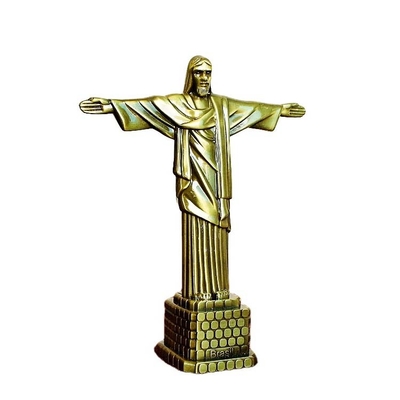 12-calowa żeliwna religia ozdoby zewnętrzne metalowe rzeźby do domu