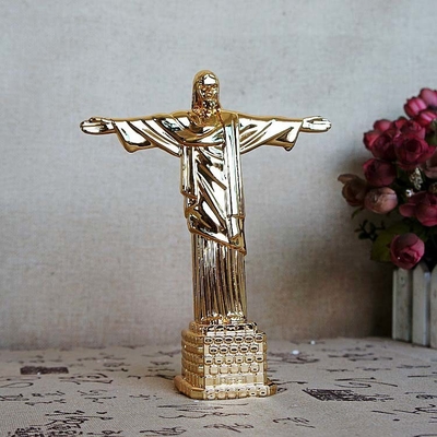 12-calowa żeliwna religia ozdoby zewnętrzne metalowe rzeźby do domu