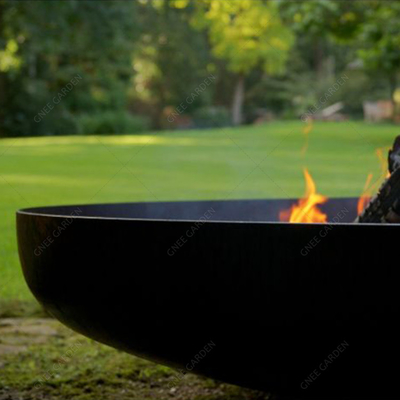 Opalany drewnem Corten Steel Outdoor Fire Pit Garden Design Camping