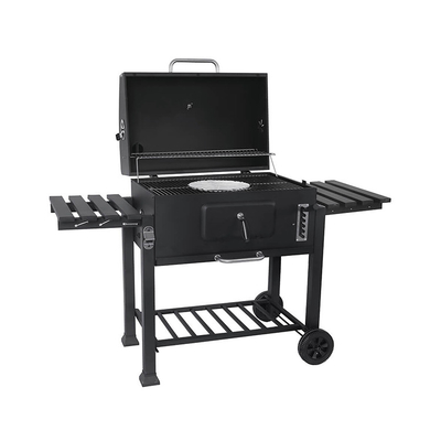 115 cm x 46 cm Czarne przenośne zewnętrzne grille do gotowania na grillu