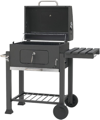 Grill na węgiel drzewny Zewnętrzny ze stolikami Ruszt w systemie rusztowym Grille węglowe Grille na świeżym powietrzu Gotowanie na świeżym powietrzu