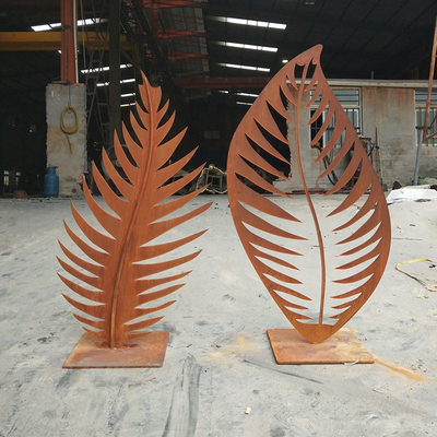 Ogród Krajobraz Corten Steel Sculpture Cactus Metal Yard Art Natural Rusted
