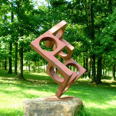 Gnee Garden Vintage Outdoor Zardzewiały metalowy ogród Abstrakcyjne rzeźby Konfigurowalne