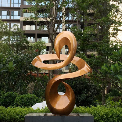 Gnee Garden Circle Abstrakcyjna rzeźba ze stali nierdzewnej Kreatywna