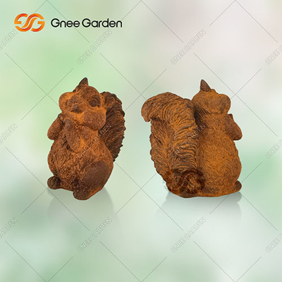 OEM ODM Outdoor Metal Sculpture Wiewiórka Ozdoba ogrodowa ręcznie wykonana
