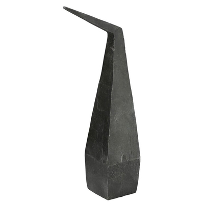 Abstrakcyjna Nordic Outdoor Metal Sculpture Czarna żelazna rzeźba o wysokości 6 cali