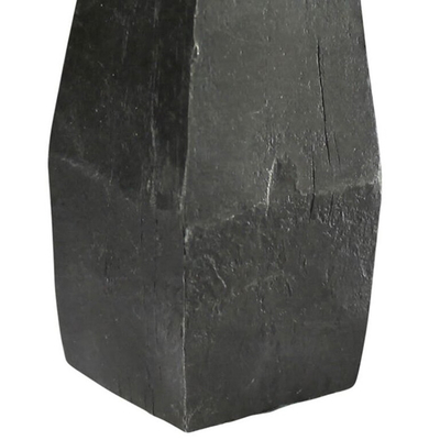 Abstrakcyjna Nordic Outdoor Metal Sculpture Czarna żelazna rzeźba o wysokości 6 cali