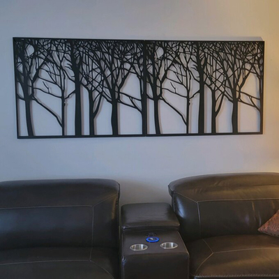 Drzewo życia o wymiarach 29x38 cali Metalowe wycinane laserowo do ogrodu