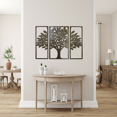 Ekran do cięcia laserowego Metal Wall Art Decor Drzewo życia Metal Wall Art 32 * 24 * 5 cali
