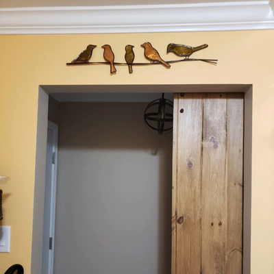 Kreatywny Vintage Metal Wall Art Decor Logo OEM Długość 28,5 cala